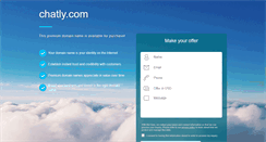 Desktop Screenshot of chatly.com